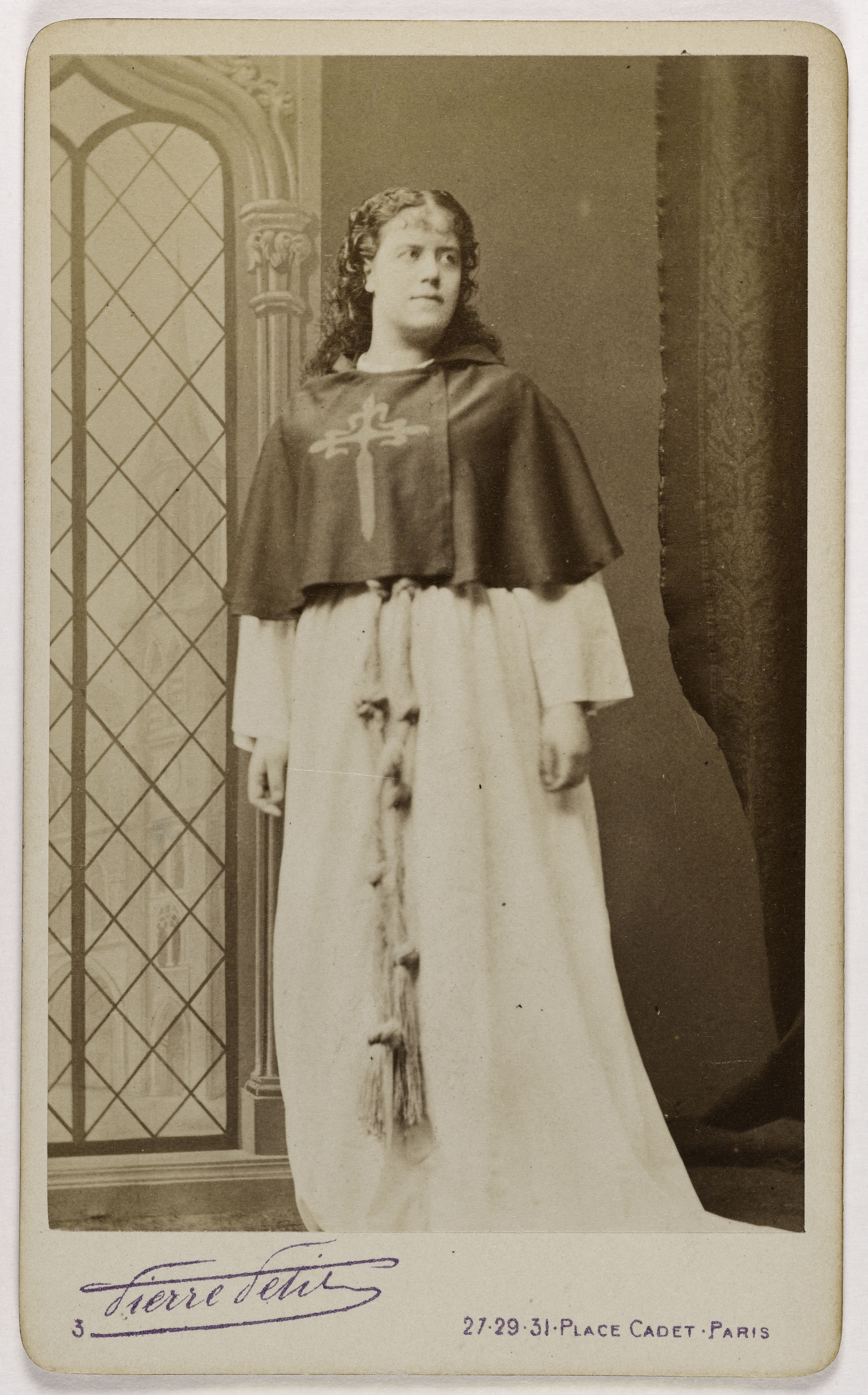 Pierre Petit, Portrait de Rosine Bloch (1844-1891) (chanteuse lyrique)
