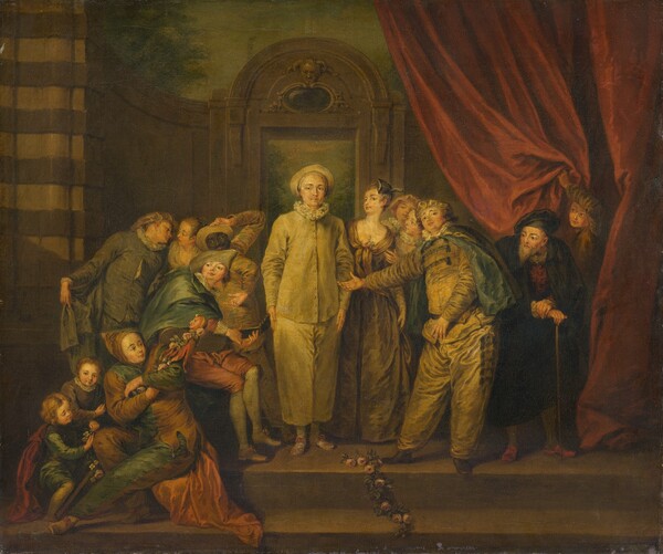 after Antoine Watteau, The Italian Comedians (copy)