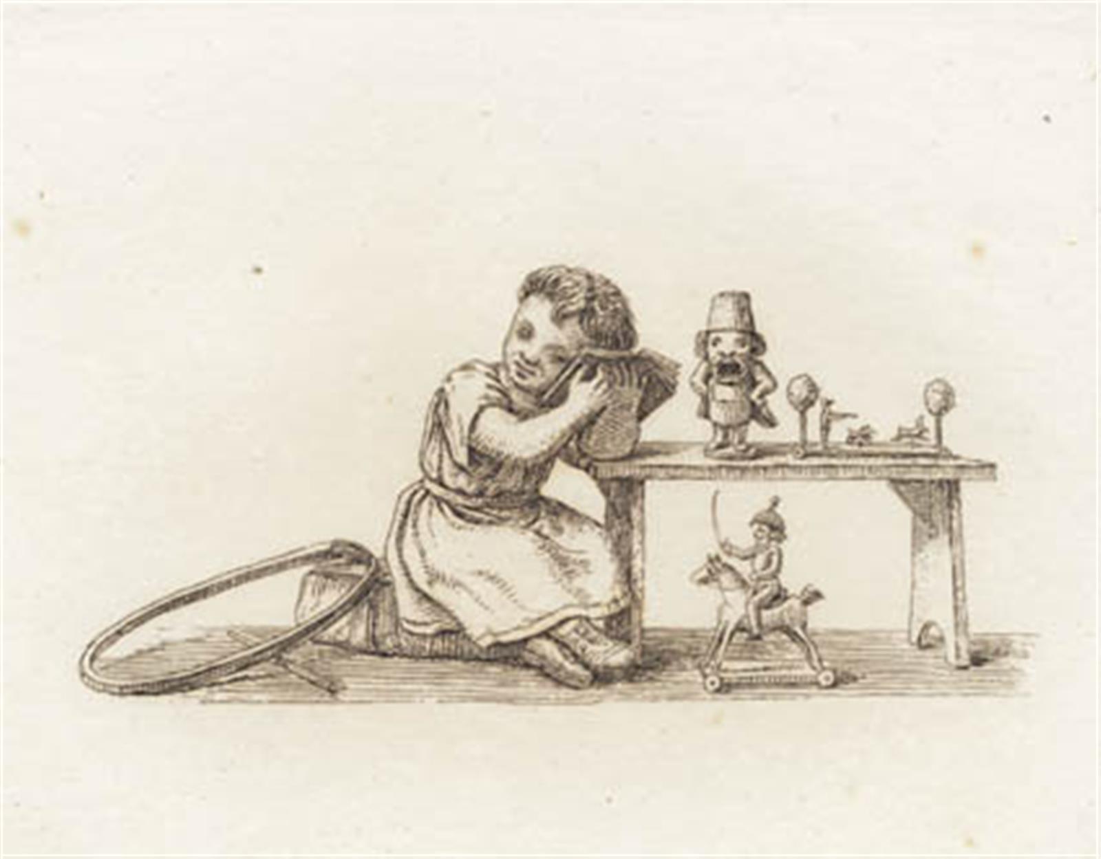 Martinus Rørbye, Illustration til "Halvhundrede Fabler for Børn" af Hey