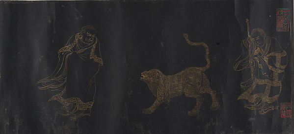 Unidentified artist, Buddhist Scroll: The Eighteen Luohans