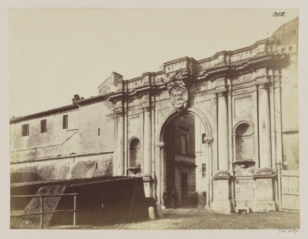 Parker, John Henry, Gates of Rome - Porta di S. Spirito, of the Leonine City, by San Gallo