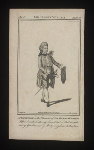 James Roberts, Mr Greville in the character of Sir Harry Willdair
