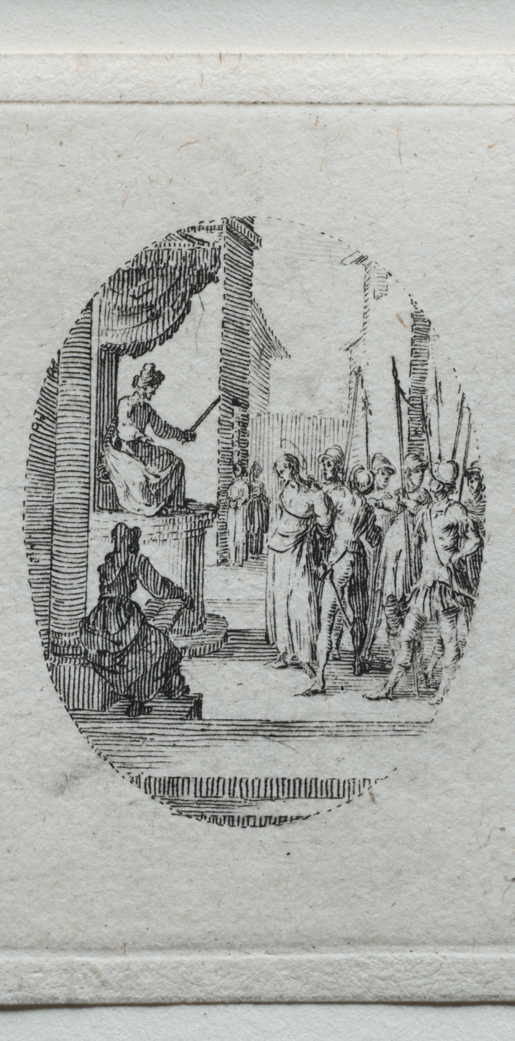 Jacques Callot, The Mysteries of the Passion:  Christ before Pilate