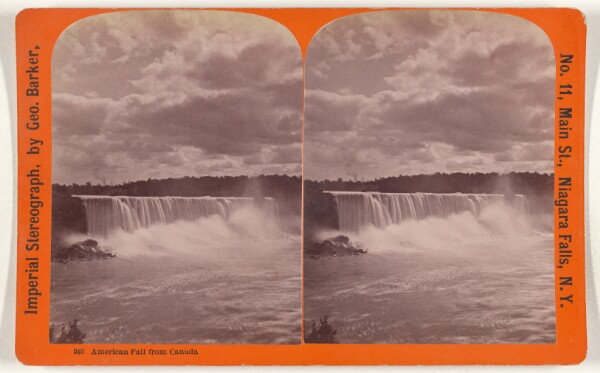 George Barker, American Fall from Canada