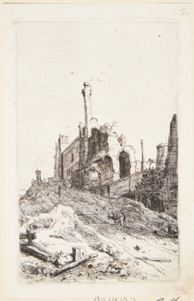 Bartholomeus Breenbergh, Forfaldent palads ved Tivoli