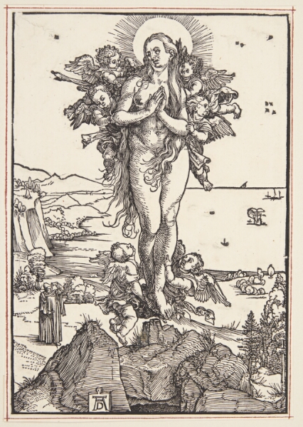 Albrecht Dürer, Maria Magdalene føres til himmels af englene