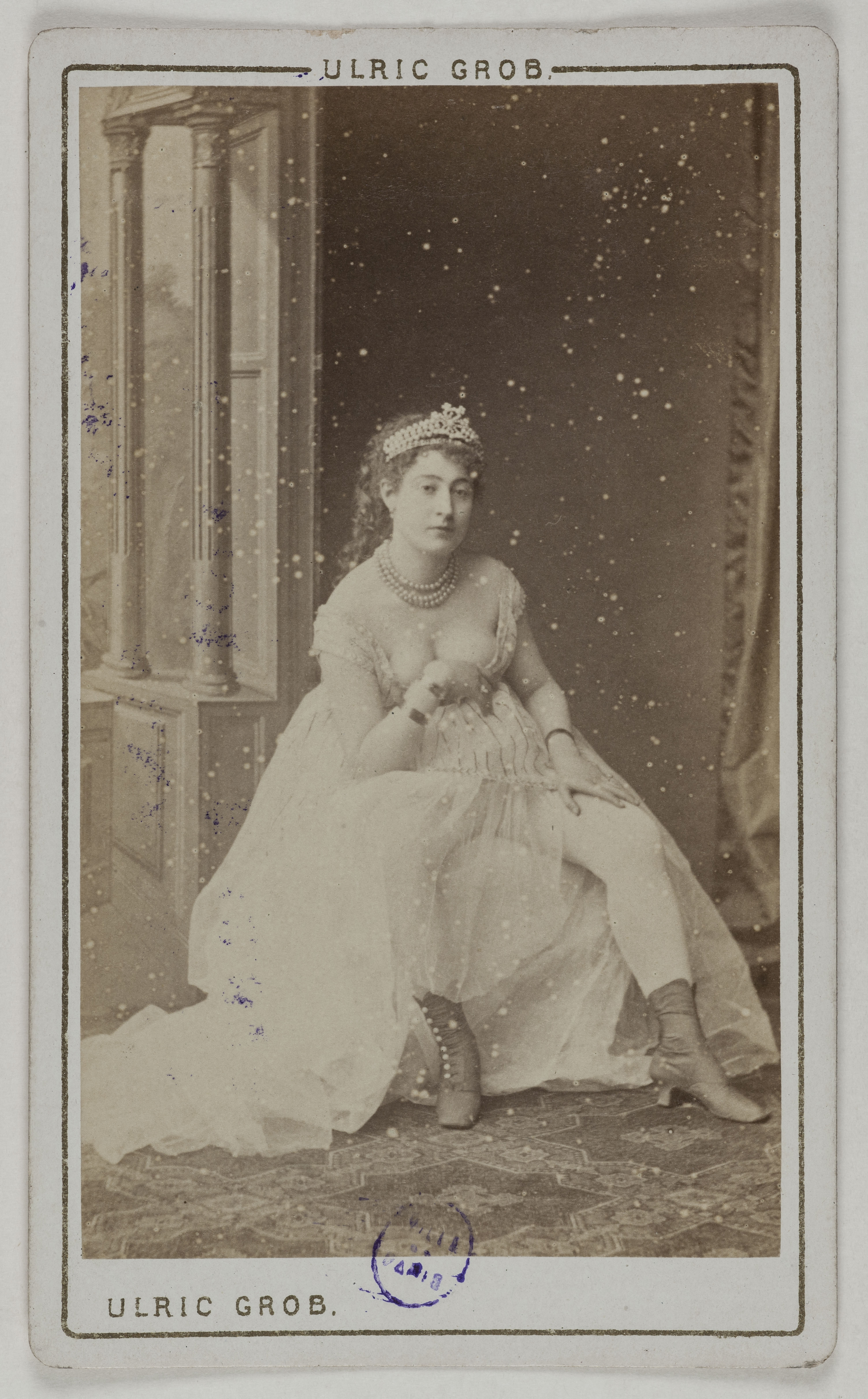 Ulric Grob, Portrait de Derval Aimée ou Hyacinthe, (actrice)