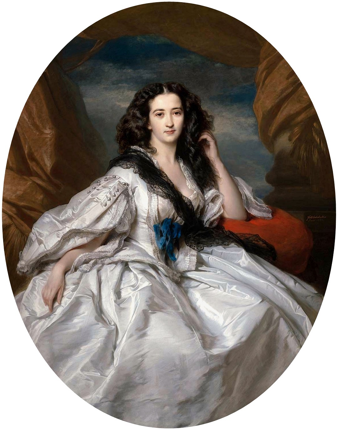 Franz Xaver Winterhalter, Portrait of Wiencyzyslawa Barczewksa