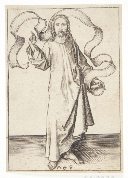 Martin Schongauer, Den velsignende Kristus