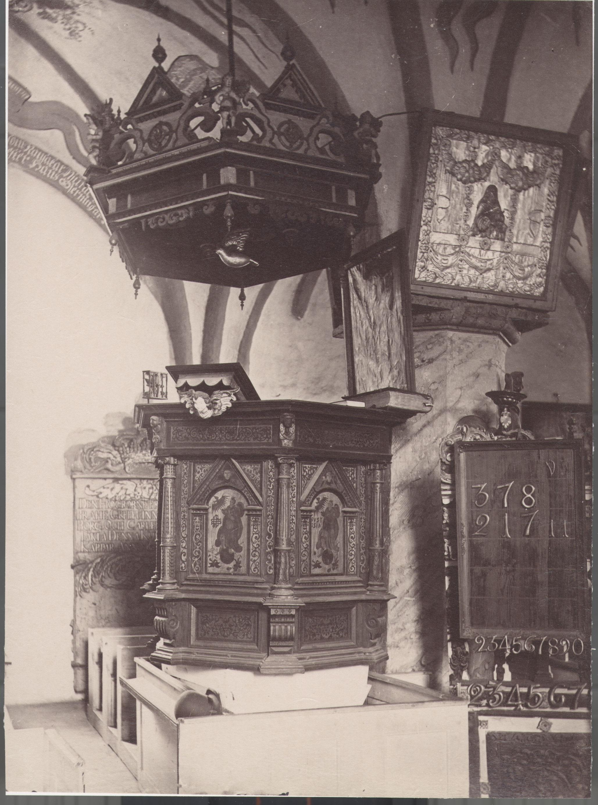 Carl Curman, Visingsö, Brahekyrkan