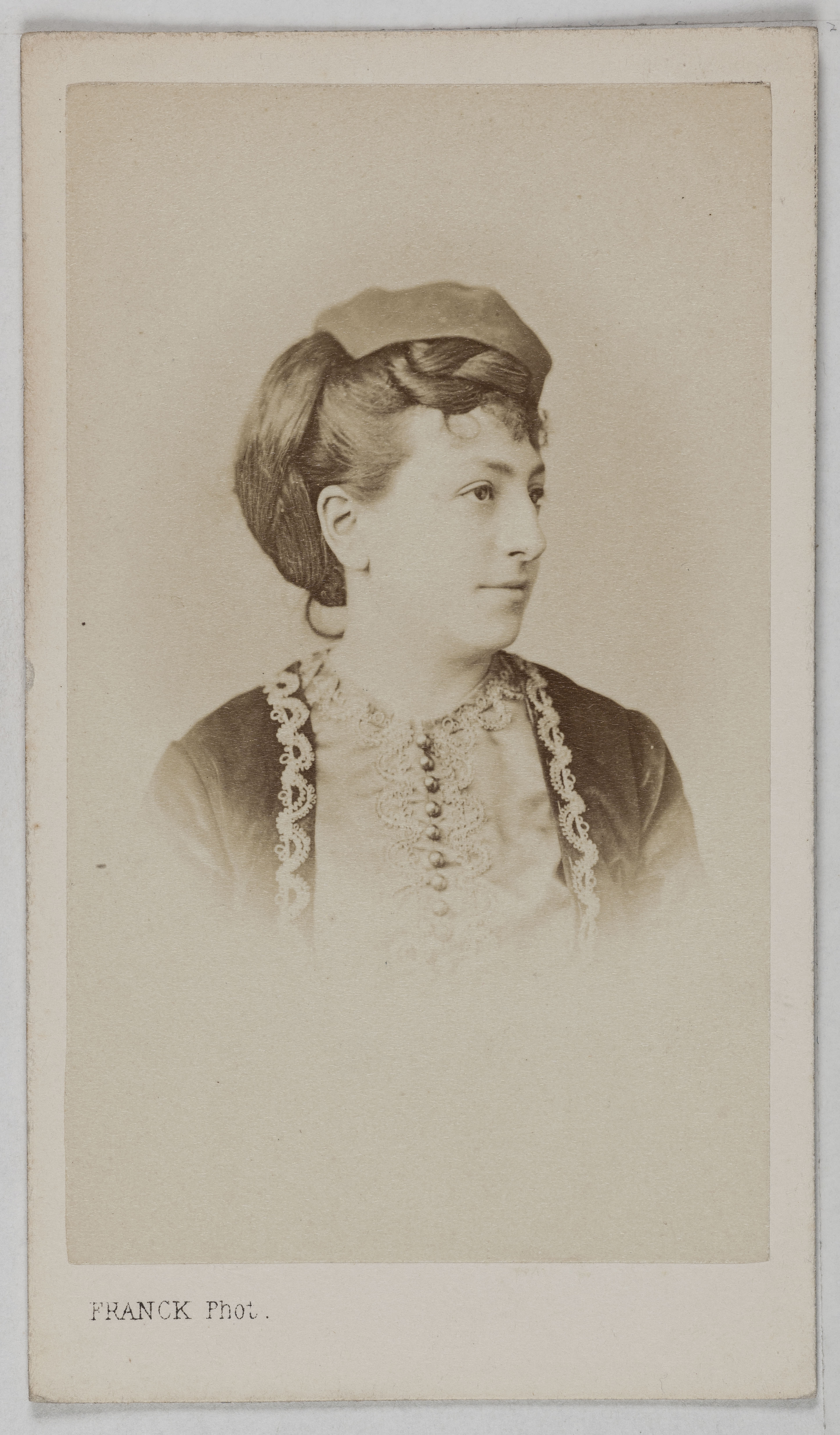Franck, Portrait de Jenny (Mme Abeille ?), (actrice)