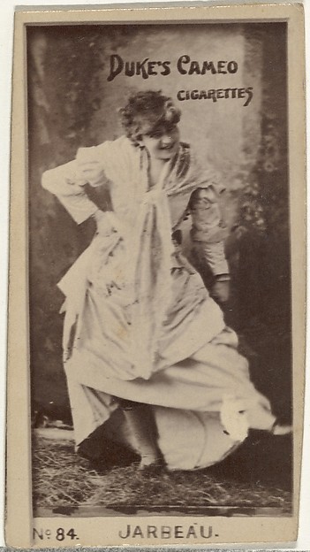 W. Duke, Sons & Co., Card Number 84, Vernona Jarbeau, from the Actors and Actresses series (N145-4) issued by Duke Sons & Co. to promote Cameo Cigarettes