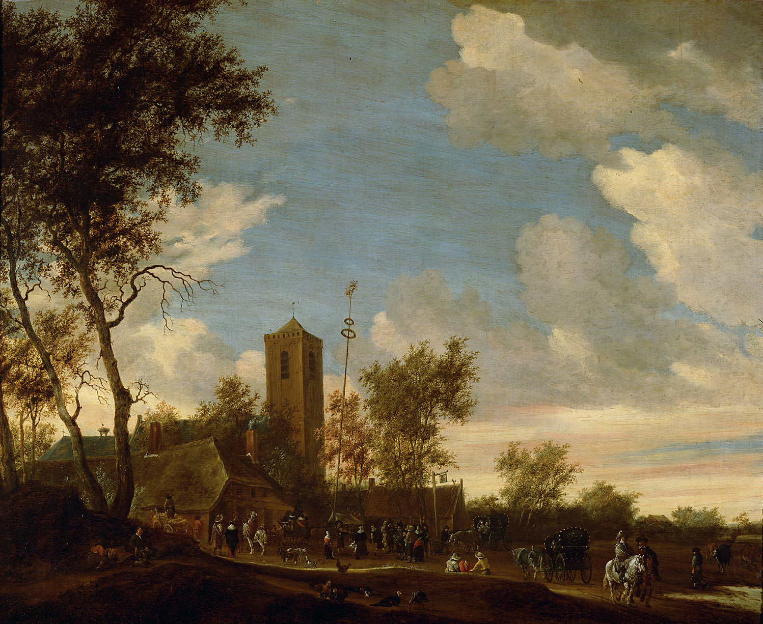 Salomon van Ruysdael, Maypole Festival