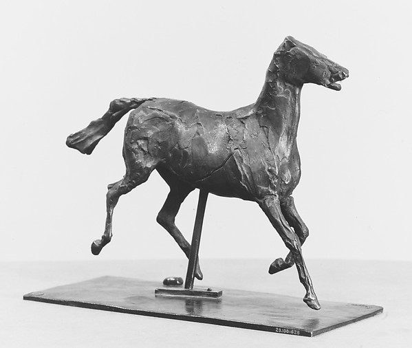 Edgar Degas, Horse Trotting, the Feet Not Touching the Ground