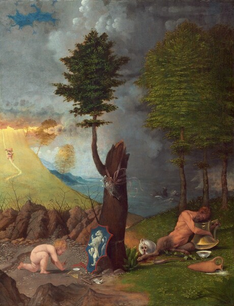 Lorenzo Lotto, Allegory of Virtue and Vice