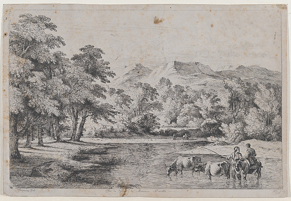 Jean Jacques de Boissieu, Landscape after Fouquières