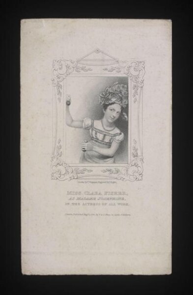 Thomas Charles Wageman, Miss Clara Fisher as Madame Josephine