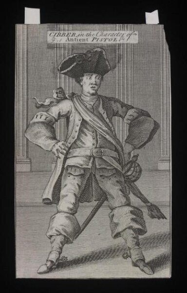 unknown, Cibber in the character of Antient Pistol