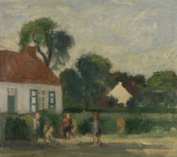 Albert Van Dyck, Oude baan in Schilde