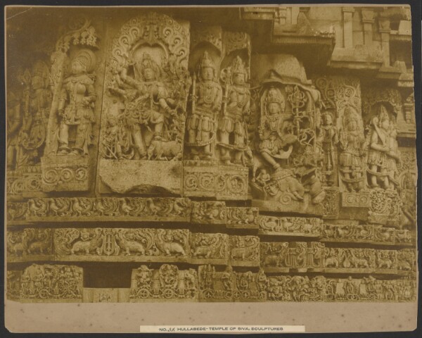 Capt. Linnaeus Tripe, Hullabede - Temple of Siva, Sculptures