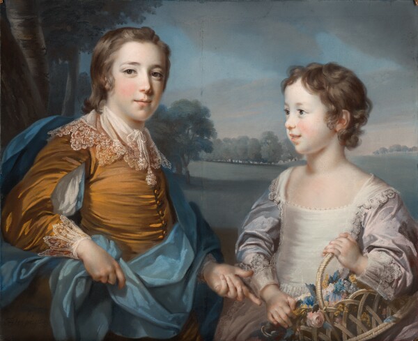 Francis Cotes, Portrait of Joseph (1741-1786) and his Brother John Gulston (1750-1764)