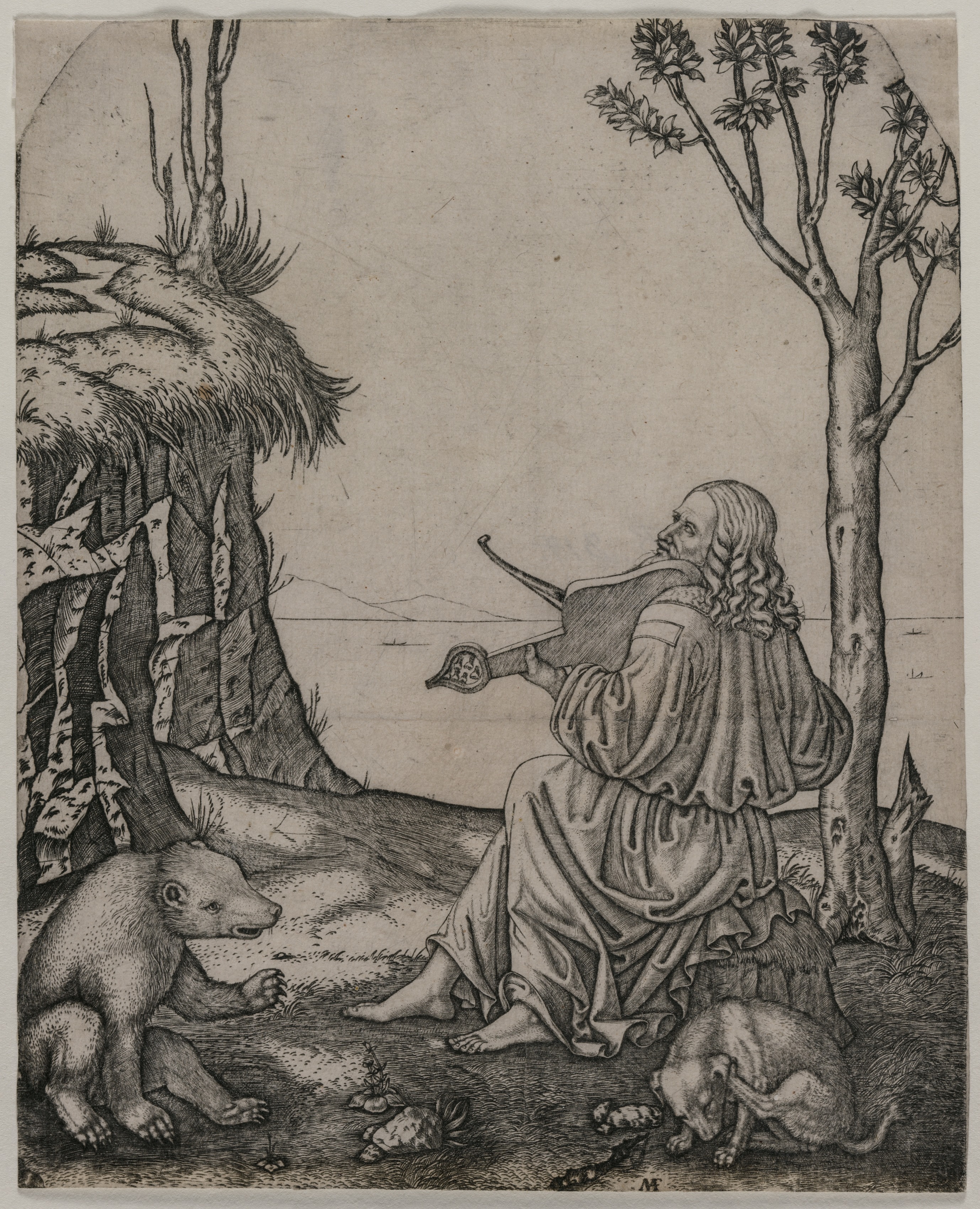 Marcantonio Raimondi, Orpheus Charming the Animals