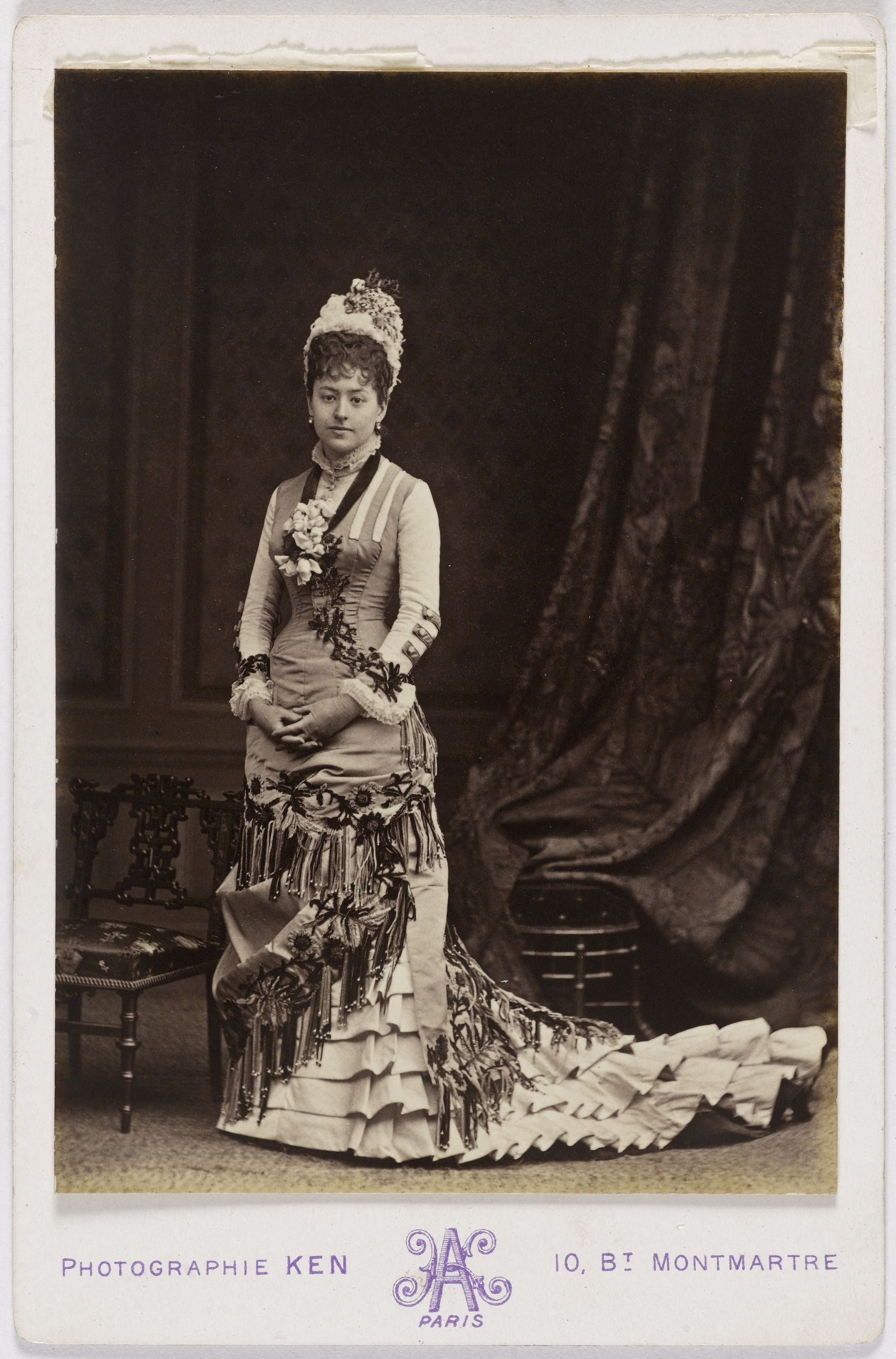 Alexandre Ken, Portrait de Bartet (Jeanne Julia Regnault, dite), (1845-1942), actrice