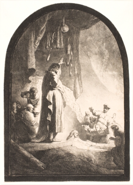 Rembrandt van Rijn, Lazarus' opvækkelse