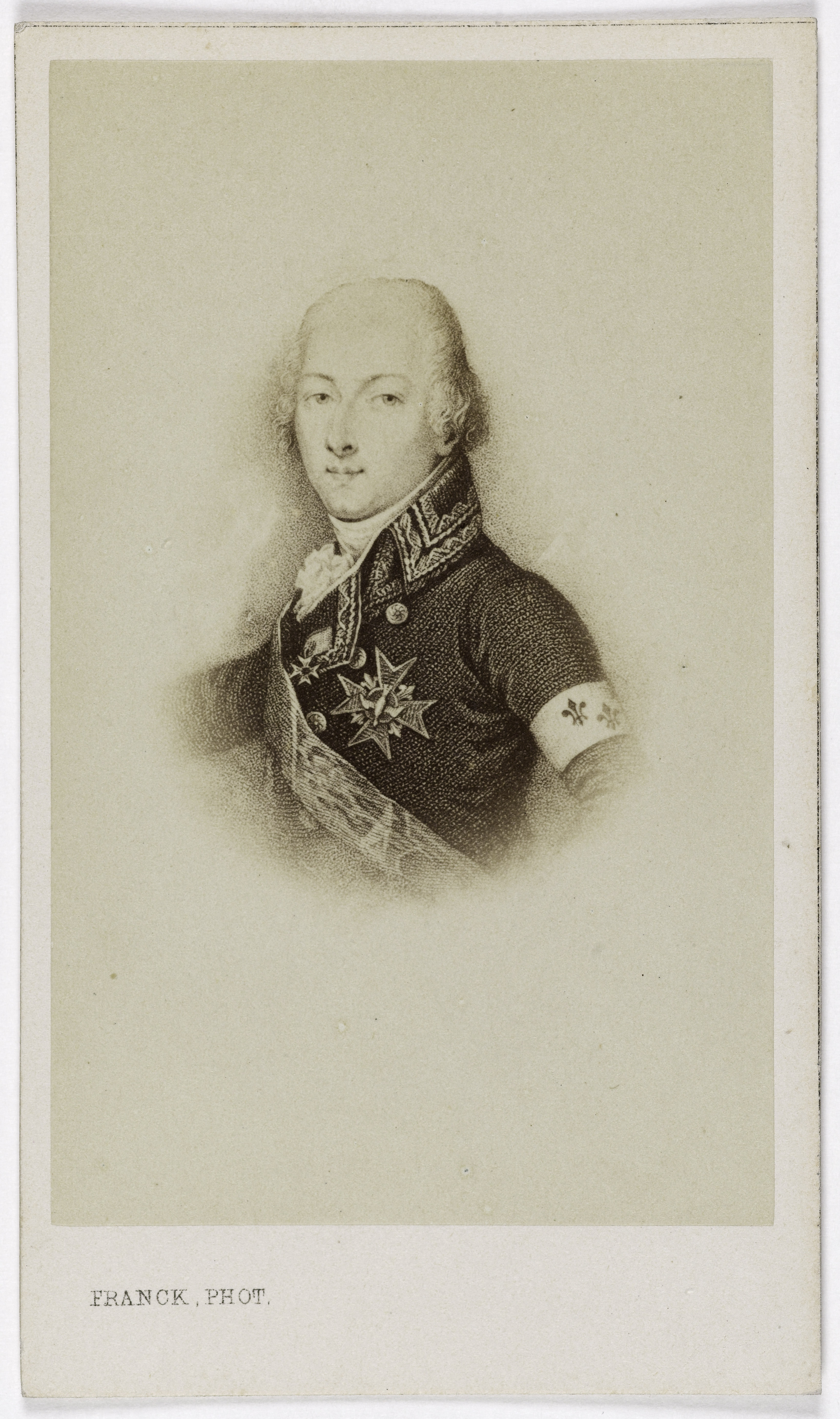 Franck, Portrait de Louis-Antoine-Henri de Bourbon Enghien (duc d', 1772-1804)