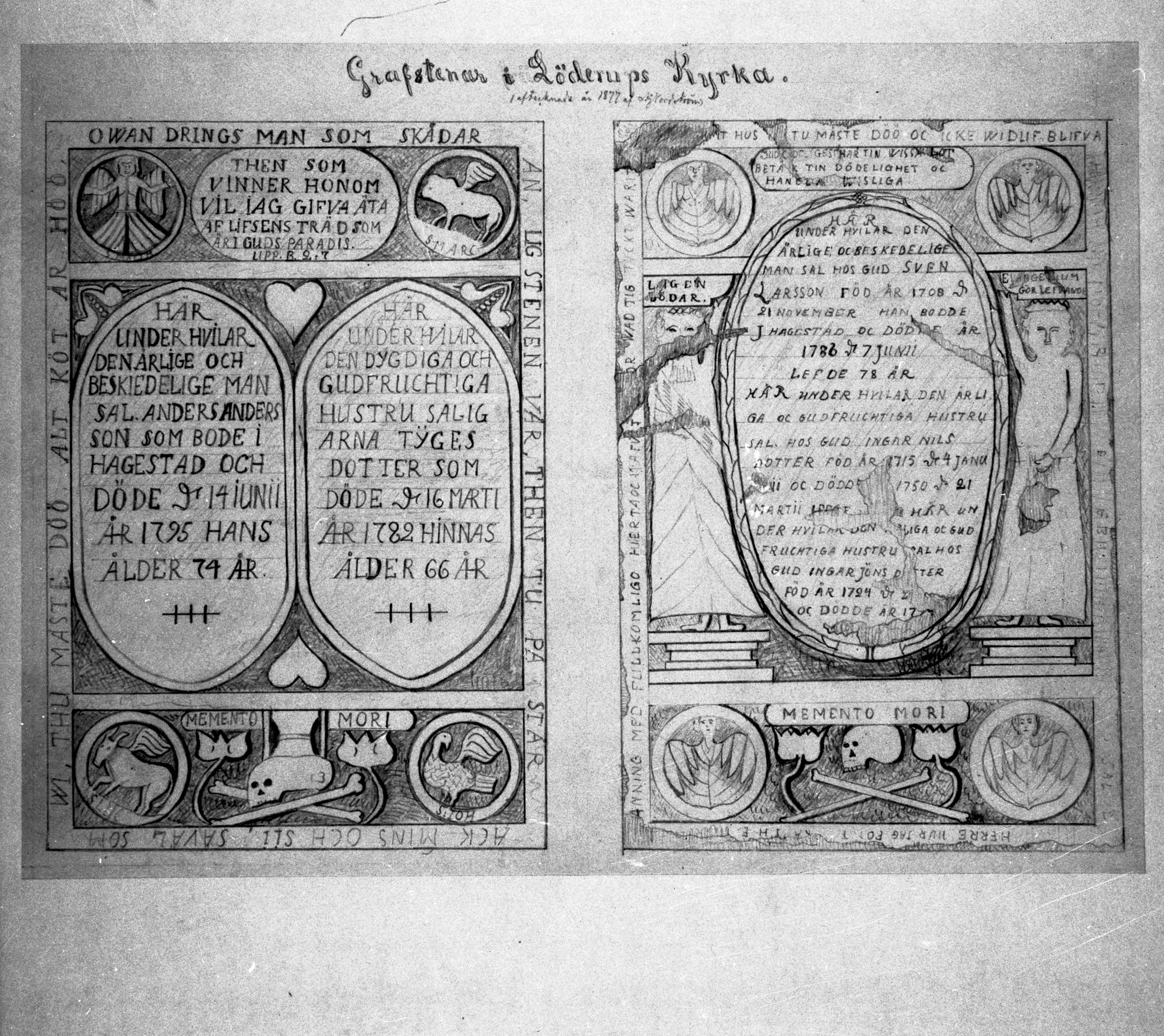 Nils Lagergren, Löderups kyrka