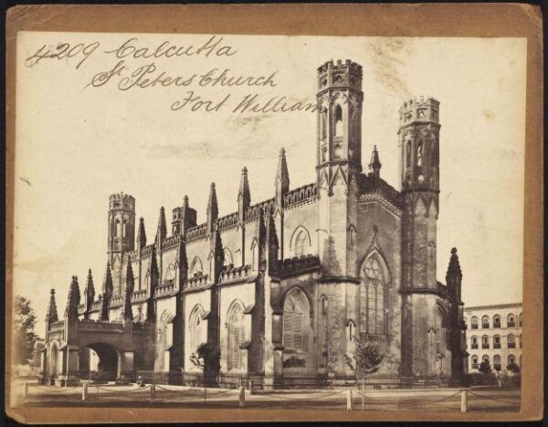 Francis Frith, Calcutta.  St. Peters Church.  Fort William