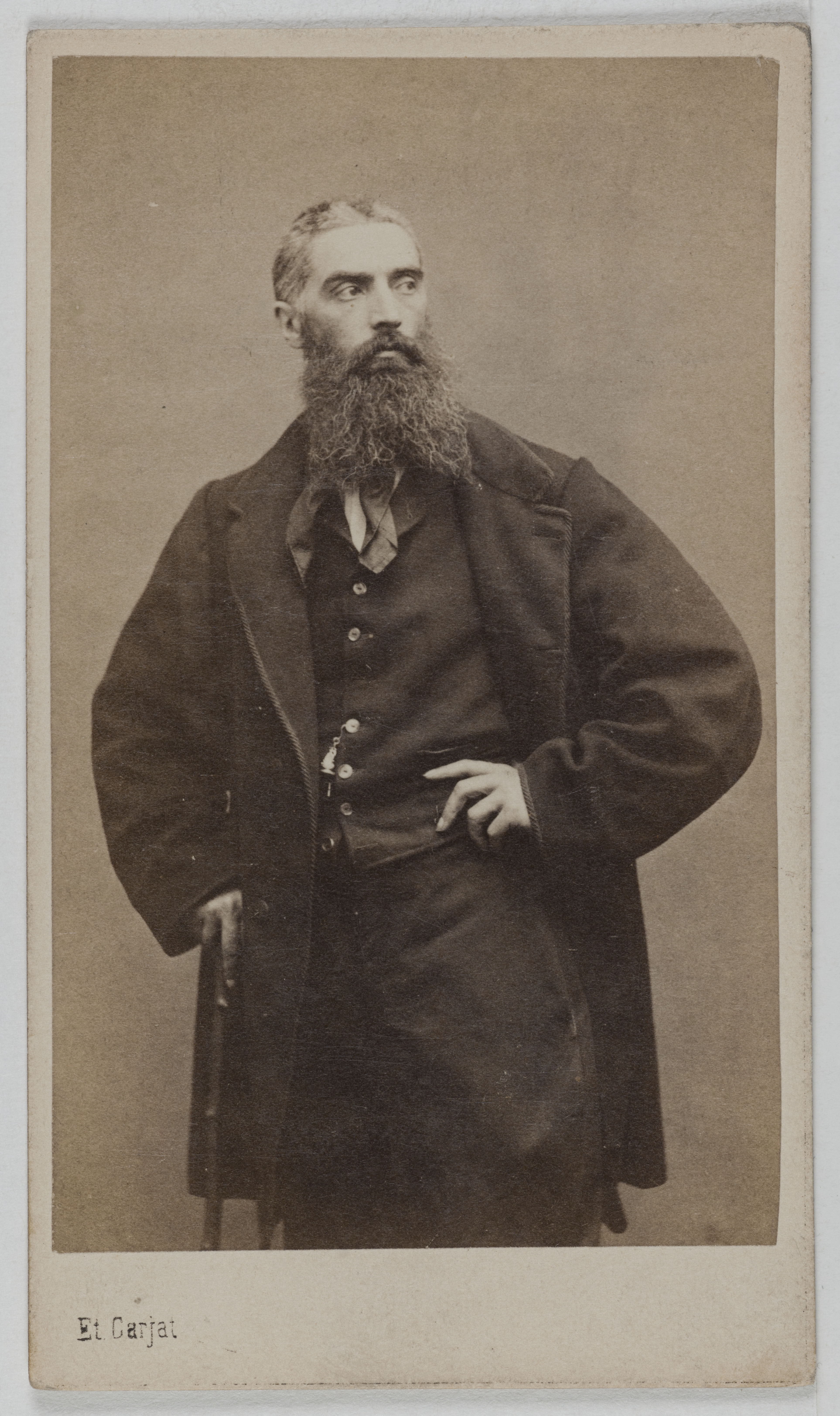 Carjat & Cie, Portrait de Armand Jules Levéel, sculpteur.