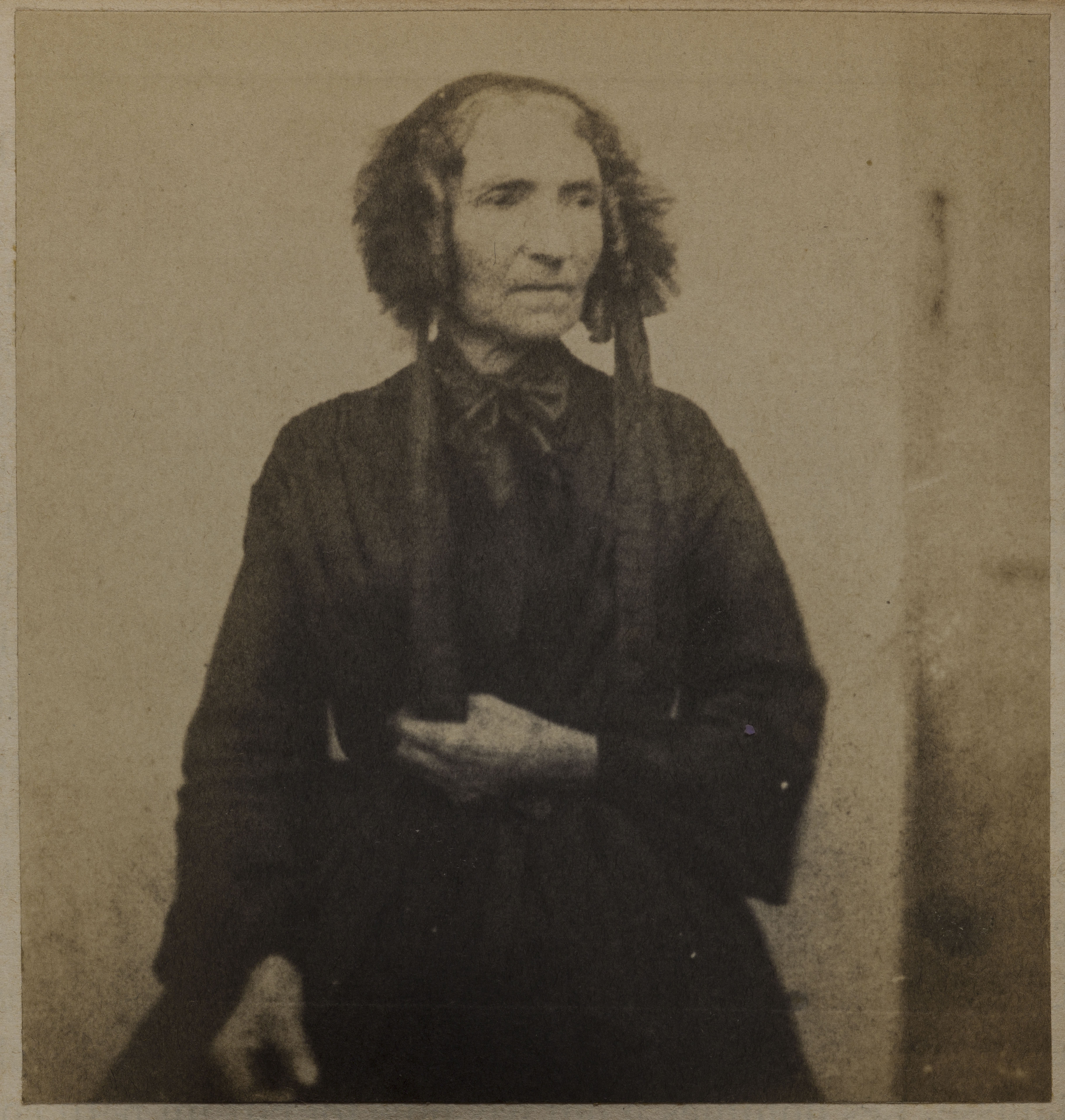 Auguste Vacquerie, "La mère de l'auteur" (Mme Vacquerie, dans l'ouvrage "Profils et grimaces" d'Auguste Vacquerie)