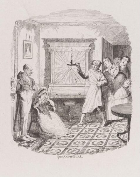 Cruikshank, George, The Boarding House (Plate II)