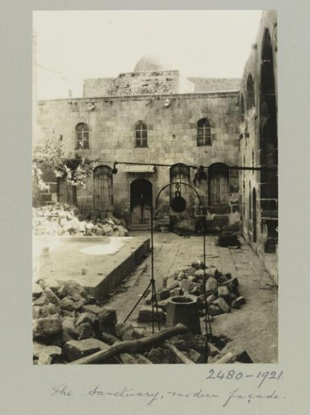 K.A.C. Creswell, The Courtyard of the Madrasa al-Sharafiyya, Aleppo