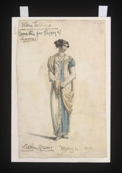 Unknown, Walking Dress print