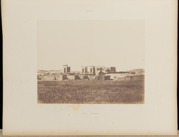 Félix Teynard, Débôd (Parembole). Vue Générale des Ruines