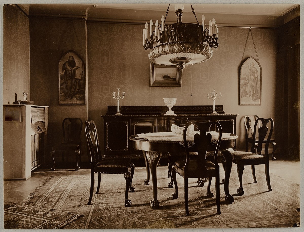 Johann Hinrich W. Hamann, Wohninterieur