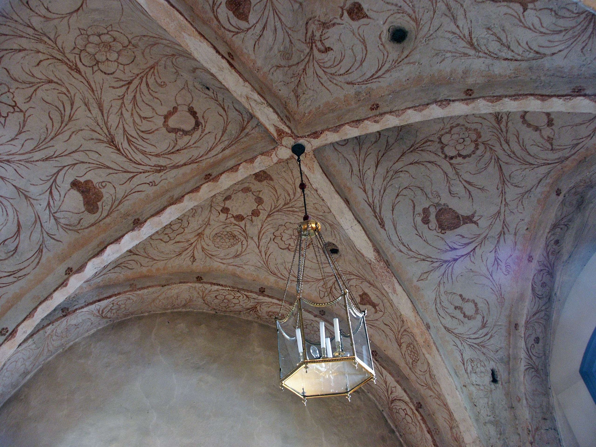 Johan Dellbeck, Kalkmålning i takvalv, Vaksala kyrka, Uppsala 2006
