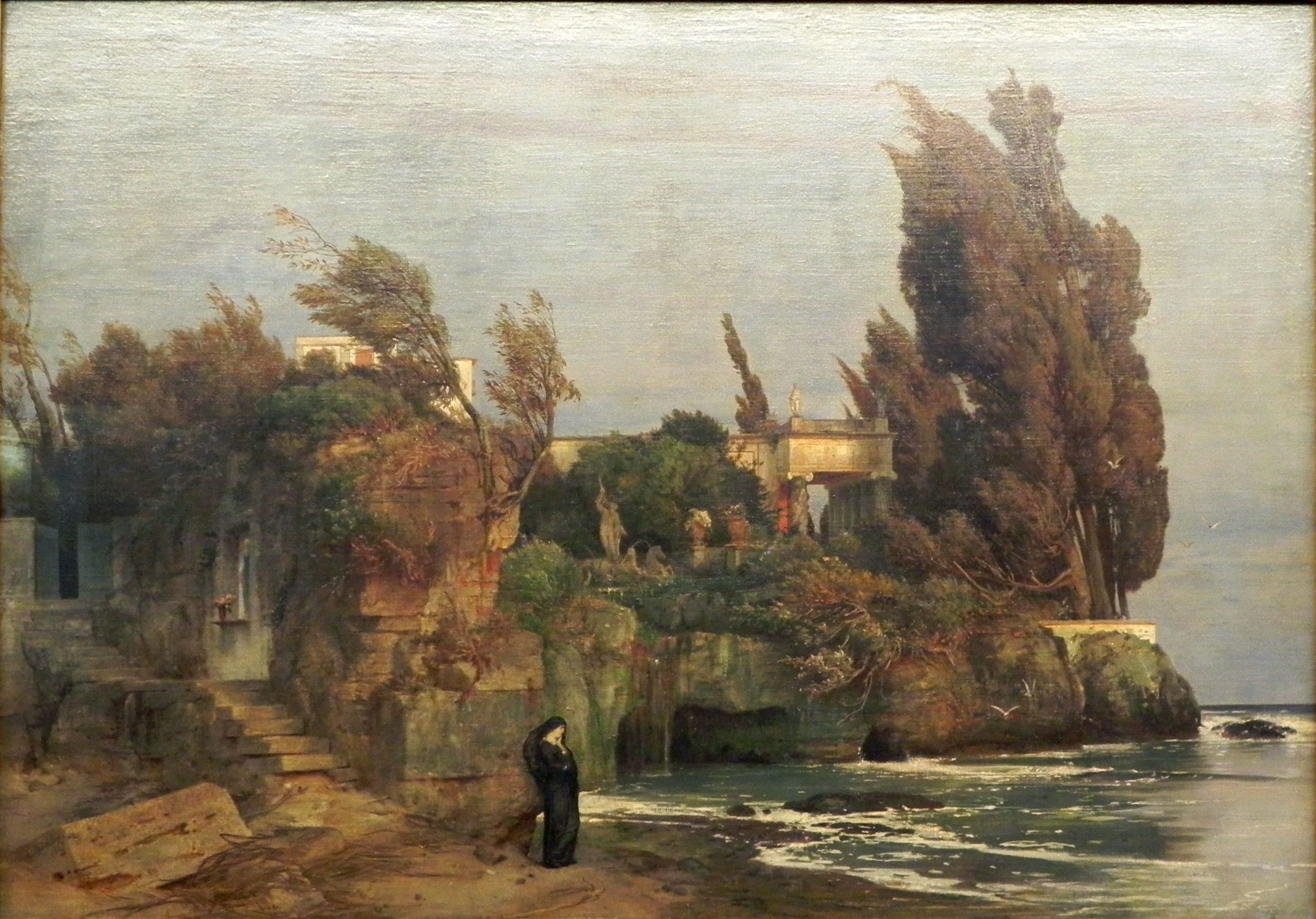 Arnold Böcklin, Villa by the Sea, version II