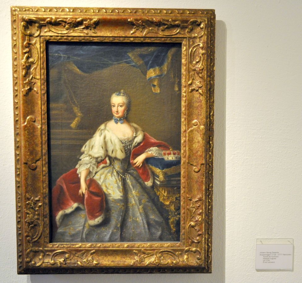 Johann Georg Ziesenis, Porträt der Kurfürstin Elisabeth Auguste