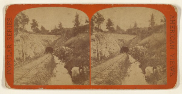 Edward and Henry T. Anthony & Co., West End of Shawangunk Tunnel. [New York and Oswego Midland Railroad.]