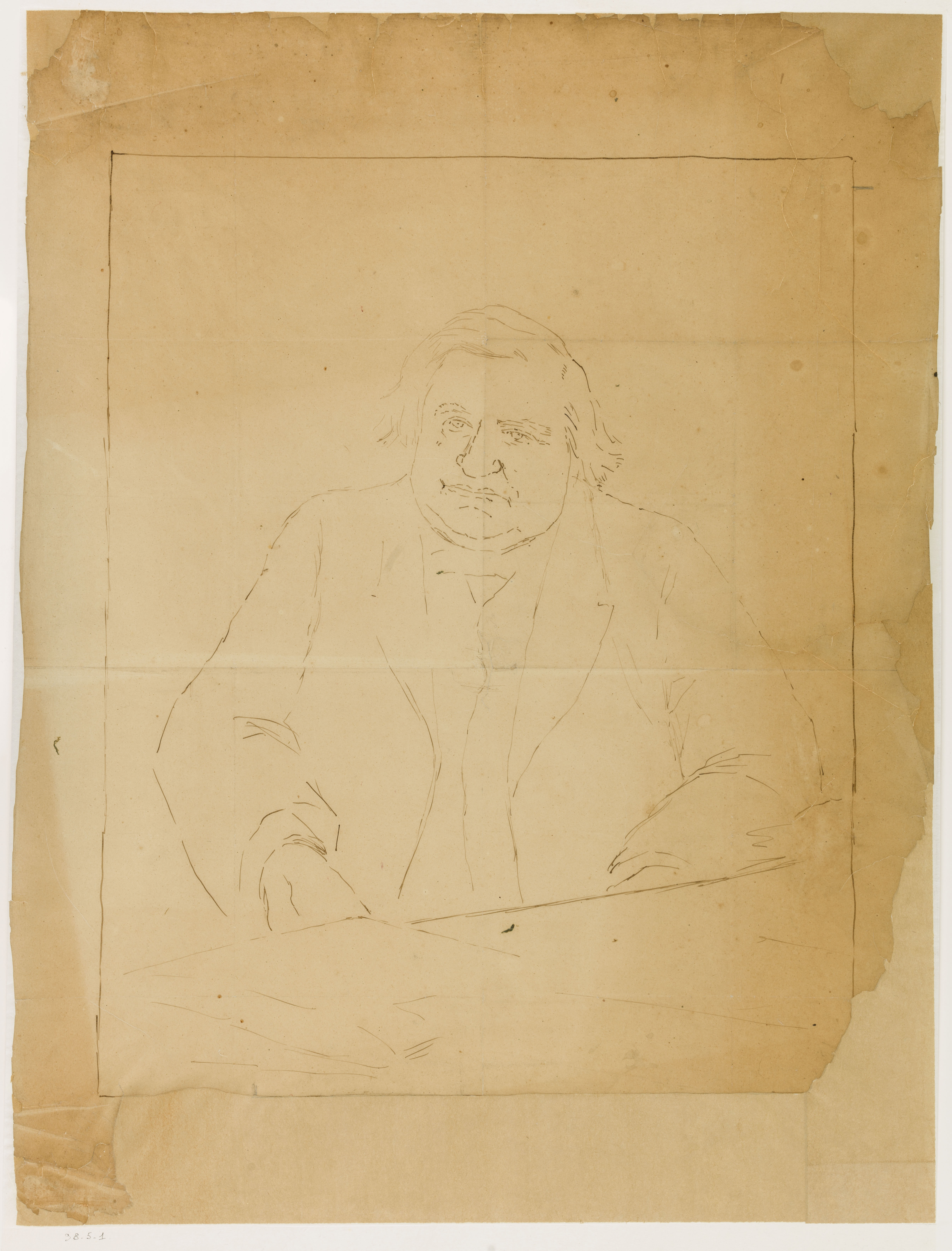 Ary Ernest Renan, Portrait en buste d'Ernest Renan