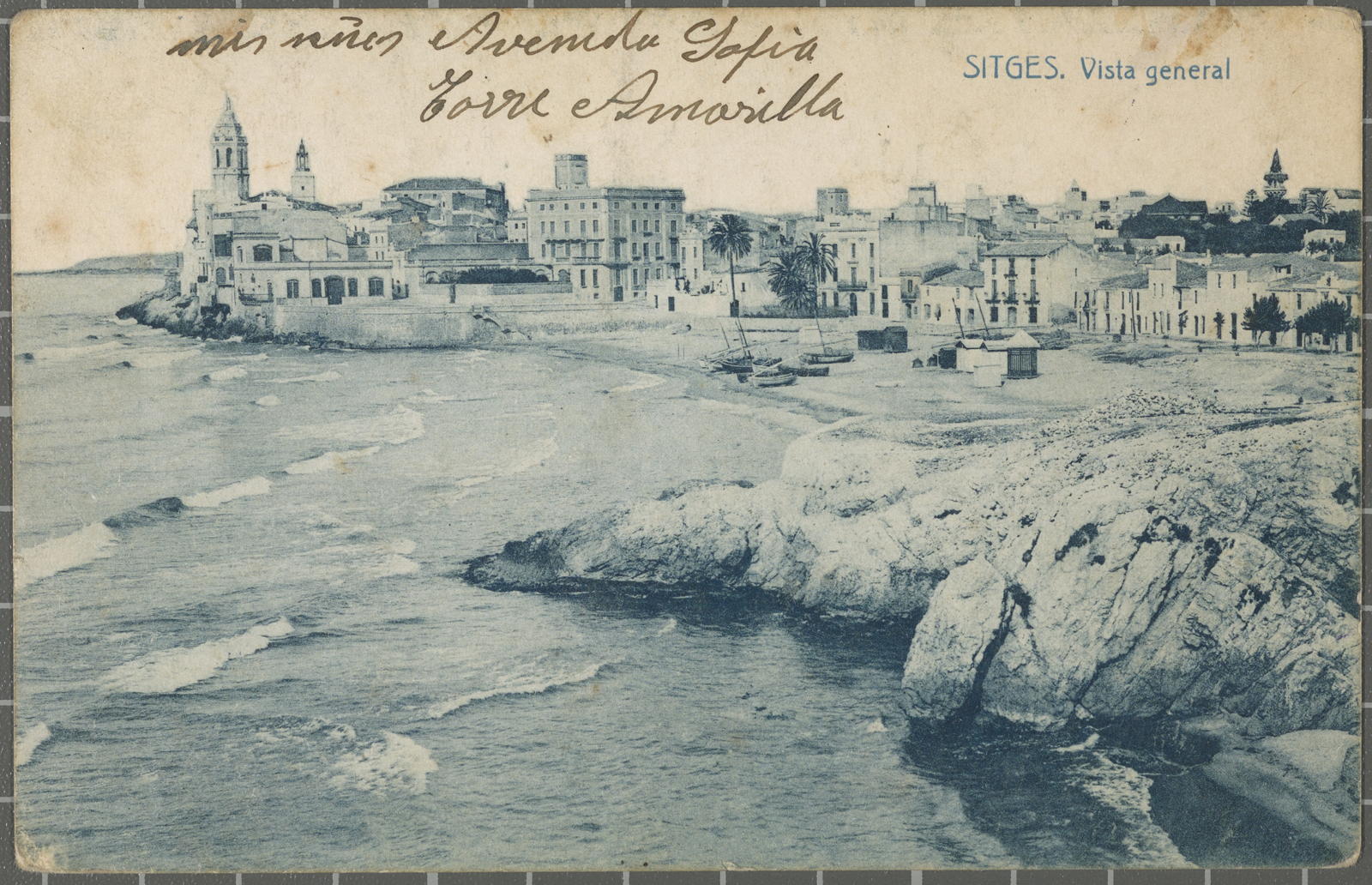 Desconegut, Sitges. General view