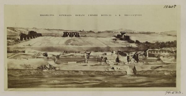 Parker, John Henry, Excavations, 1868 - View of the Emporium and Marmorata.