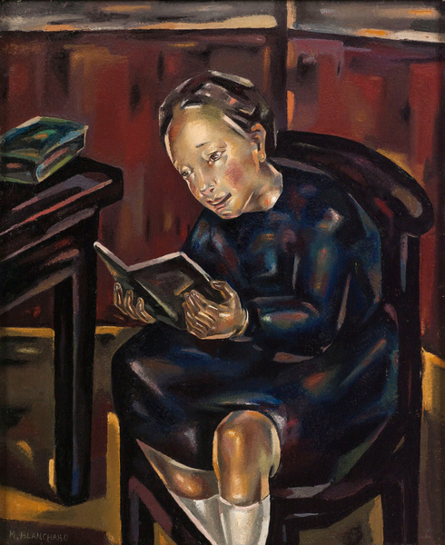 Maria Blanchard, Petite fille lisant
