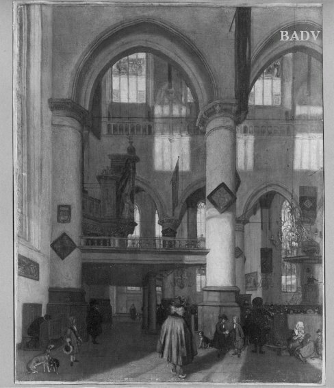 Emanuel de Witte, Interior of a church