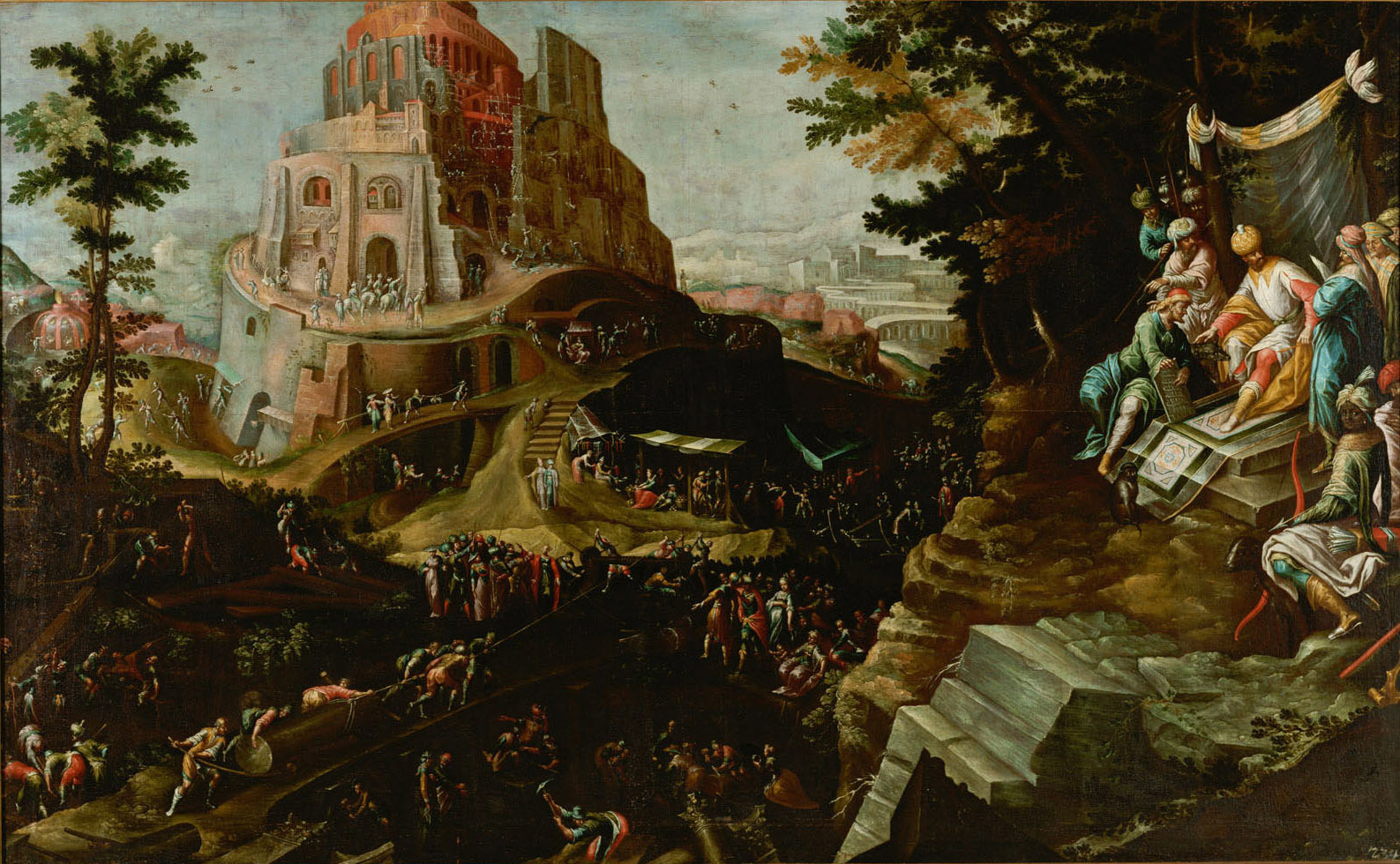 Frederik van Valckenborch, The Construction of the Tower of Babel