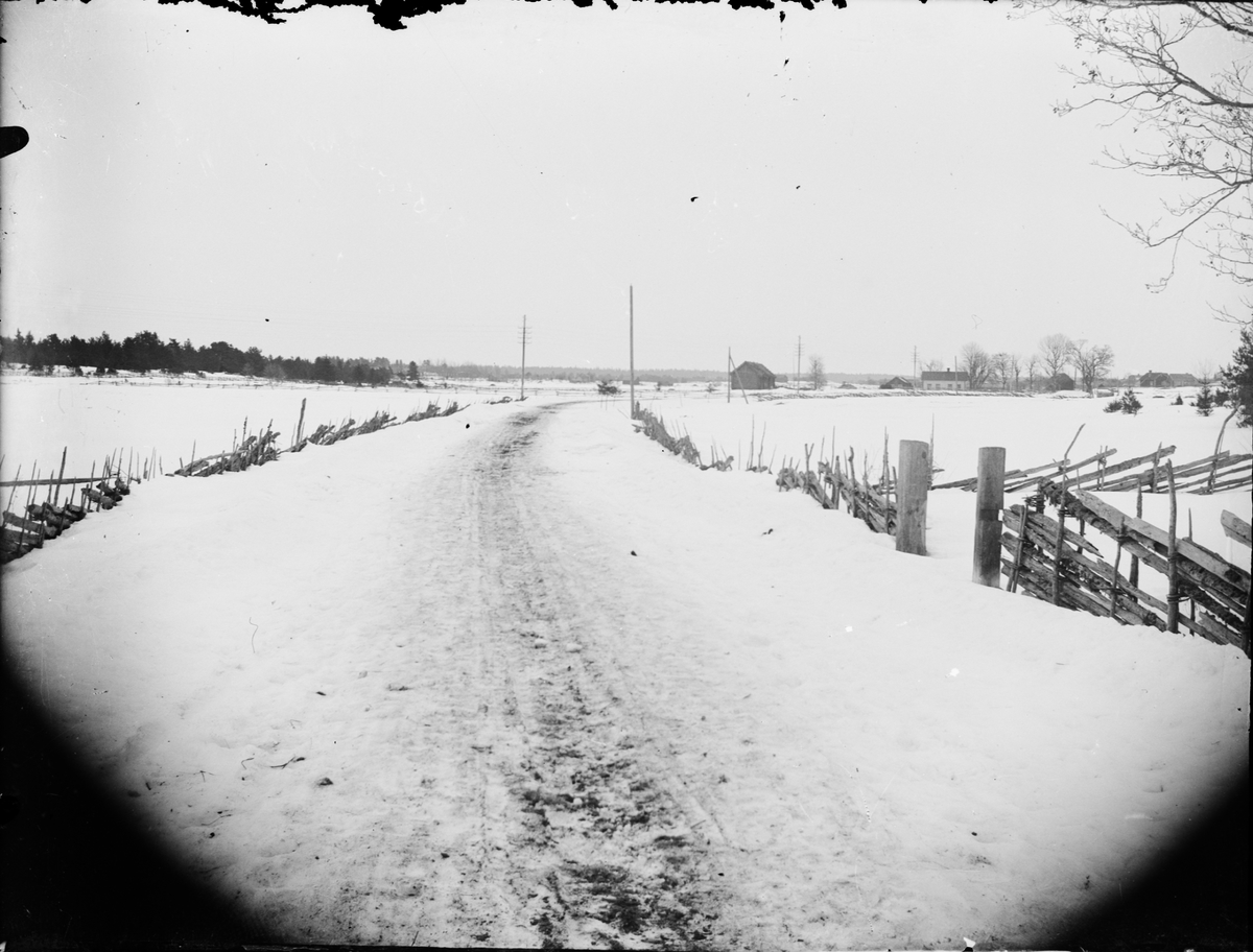 Skötsner-Edhlund, The road between Ed and Gammelbyn, Börstil parish, Uppland