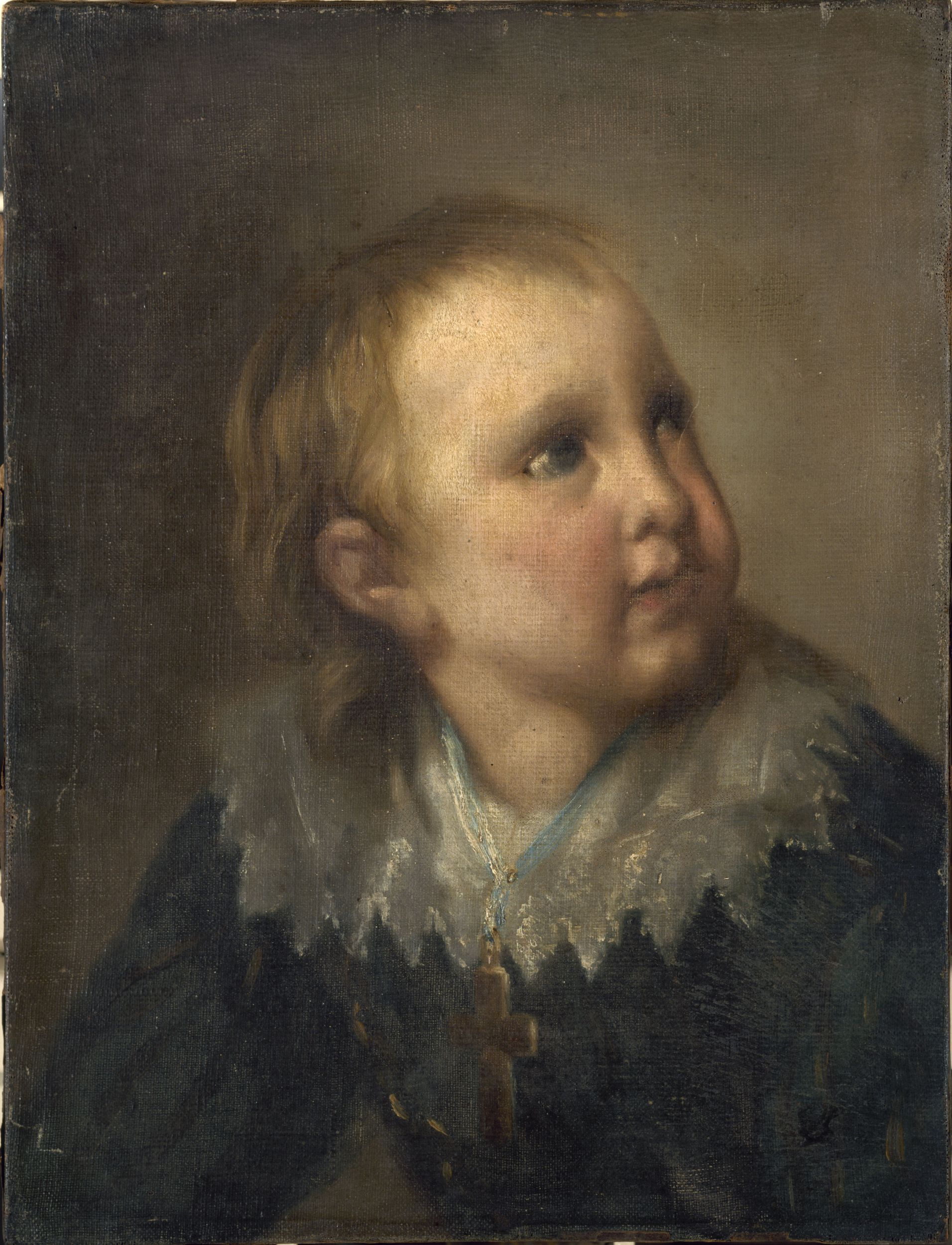 Anonyme, Portrait d'enfant.
